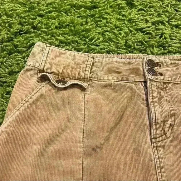 Vintage American Eagle Y2k Corduroy Micro Mini Skirt - Picture 3 of 5
